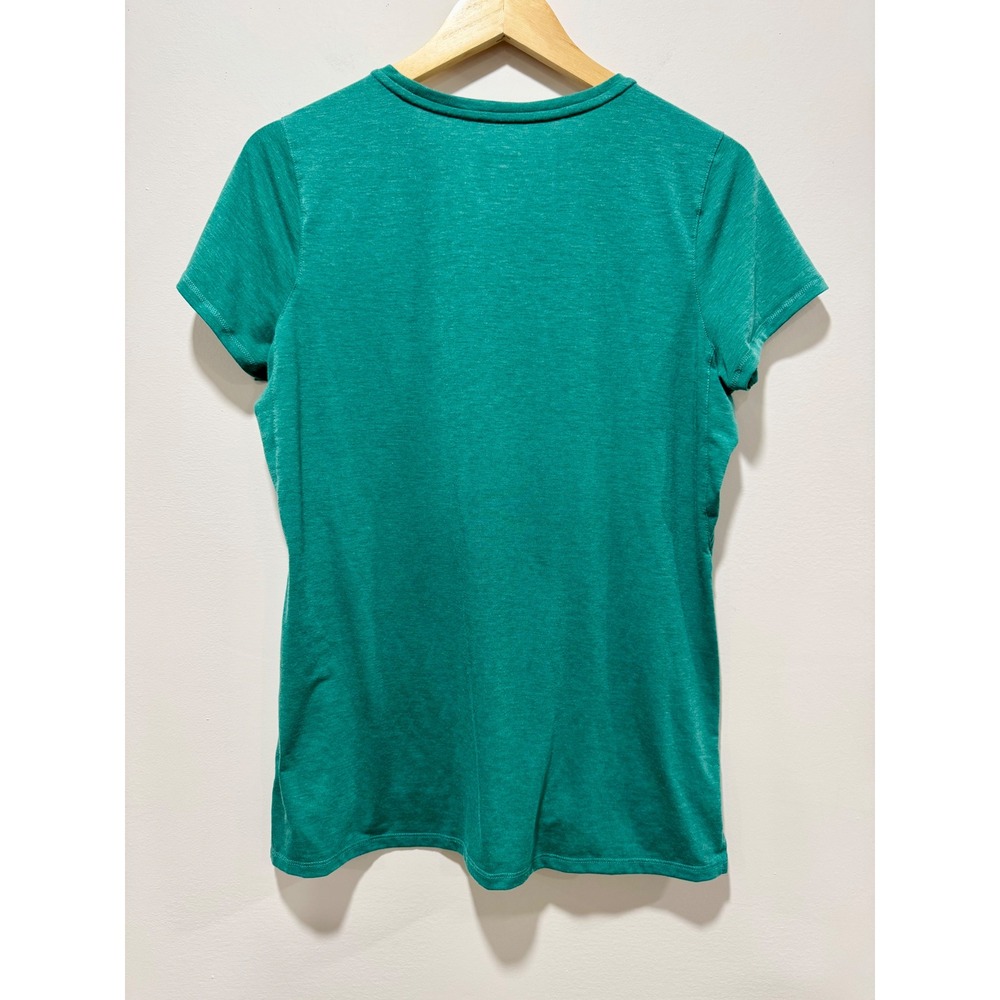 LL Bean National Parks Graphic Tee Teal Green Womens Medium Short Sleeve T-Shirt - Picture 2 of 5